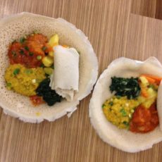 Mixed Vegetarian Plates at Fekerte’s Ethiopian