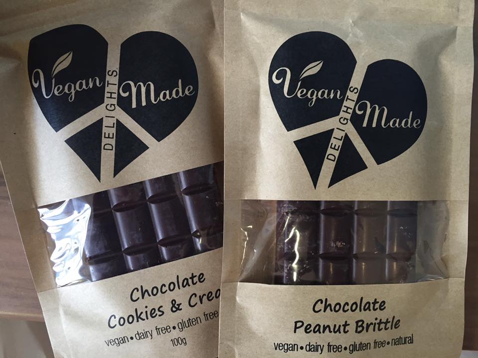 Vegan Made Delights Chocolate @ Go Vita Woden and Jamison