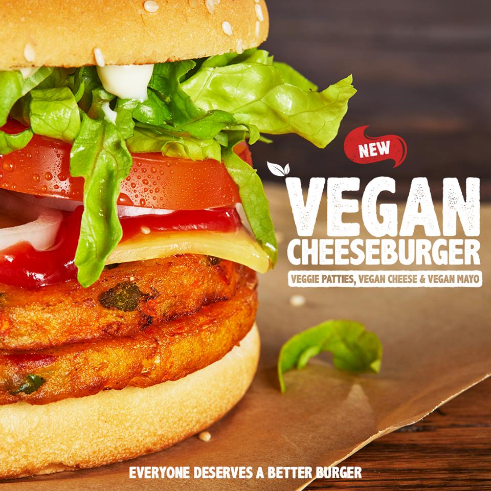 Hungry Jack's New Vegan Cheeseburger – October 2018